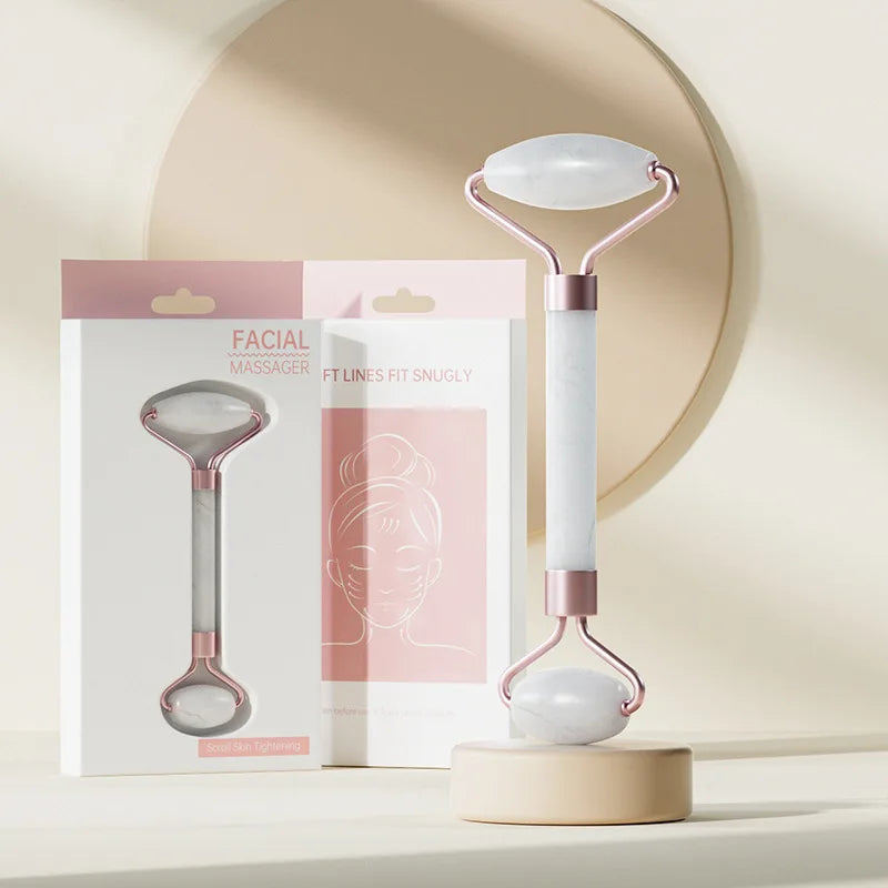 Face And Neck Massager Roller and Guasha Board