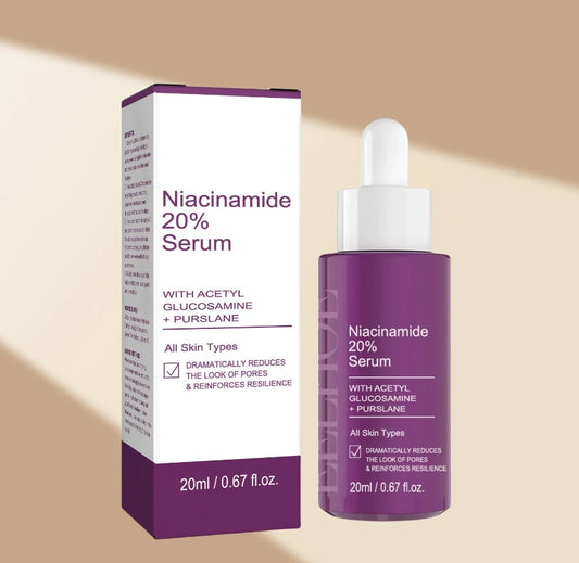 20% Niacinamide B3 Concentrated Serum – Anti-Aging, Discoloration Corrector & Pore-Minimizer (Fragrance-Free, Paraben-Free) – 20