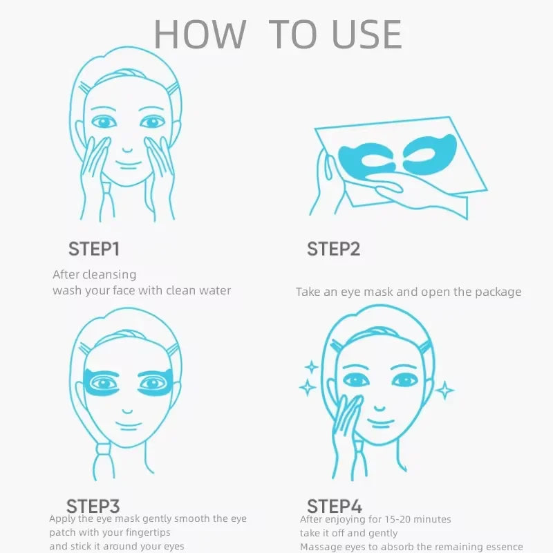 Collagen Eye Mask Wrinkle Remove Eyes Patches Firming Lifting